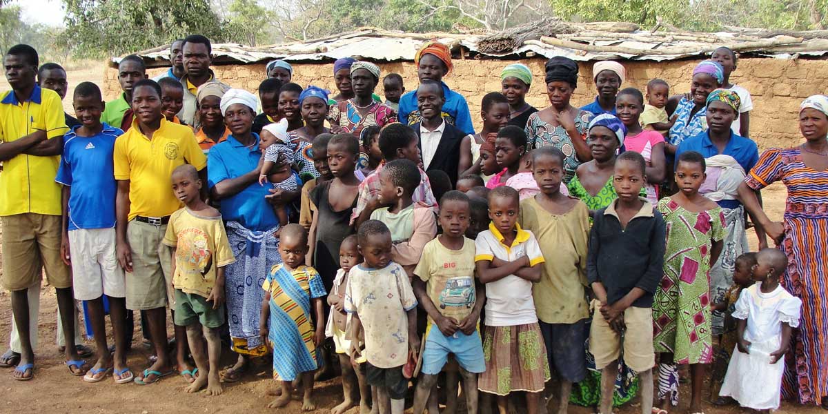 Ghana villagers