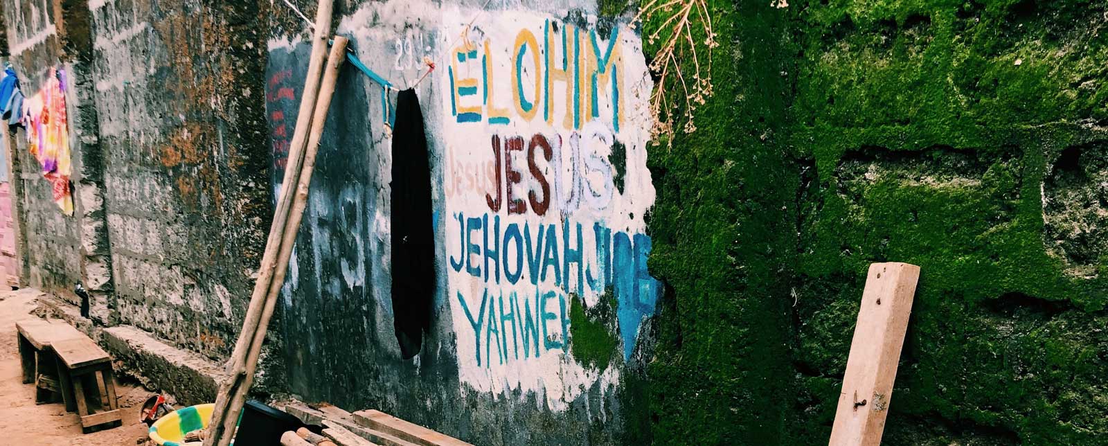 ELOHIM JESUS JEHOVAH YAHWEH Graffiti