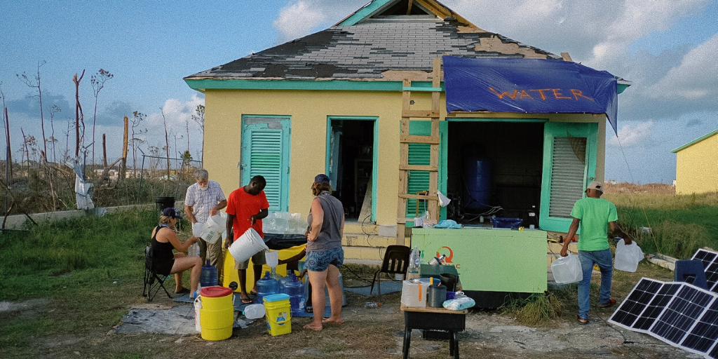 Water station in the Bahamas