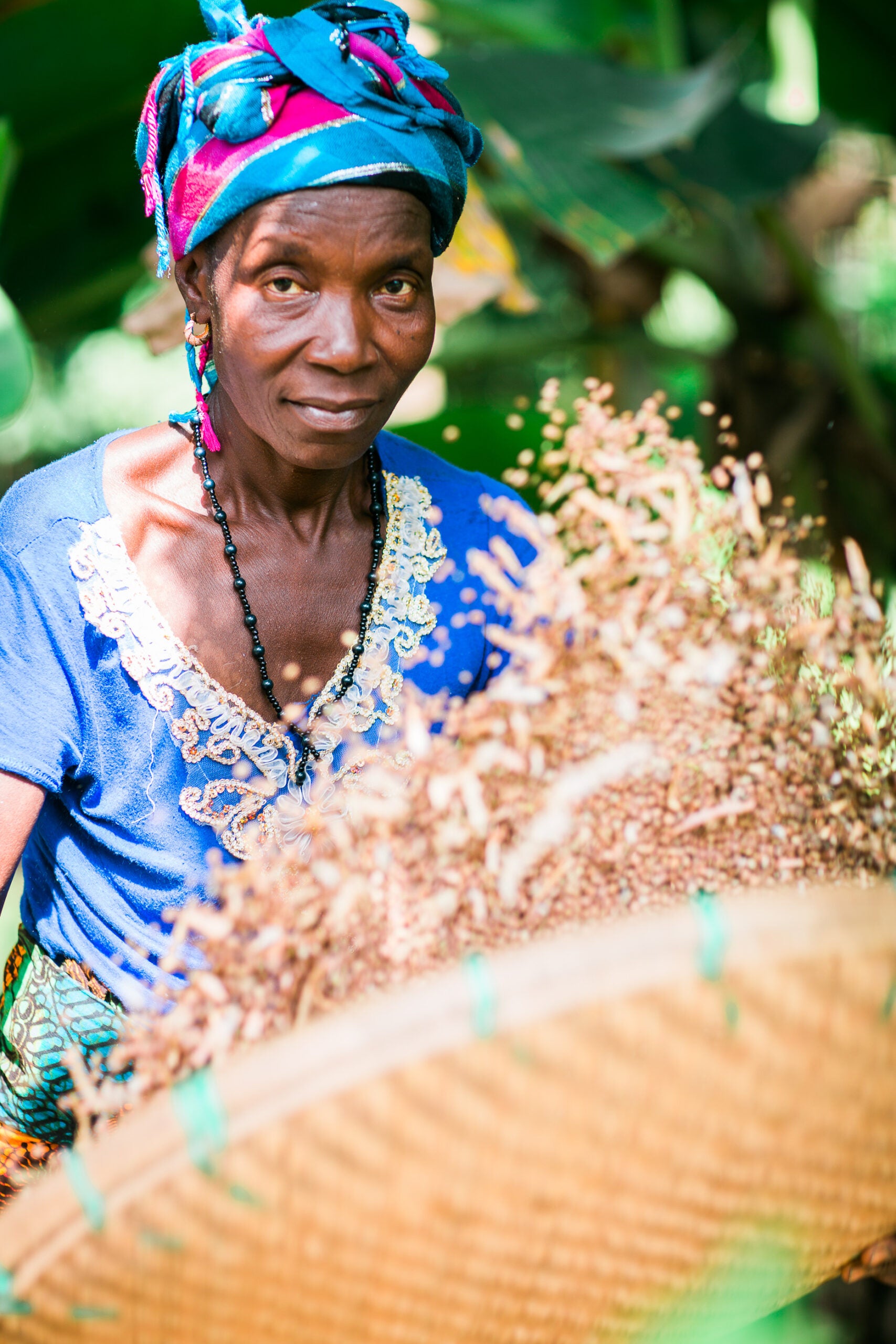 Woman working in agriculture