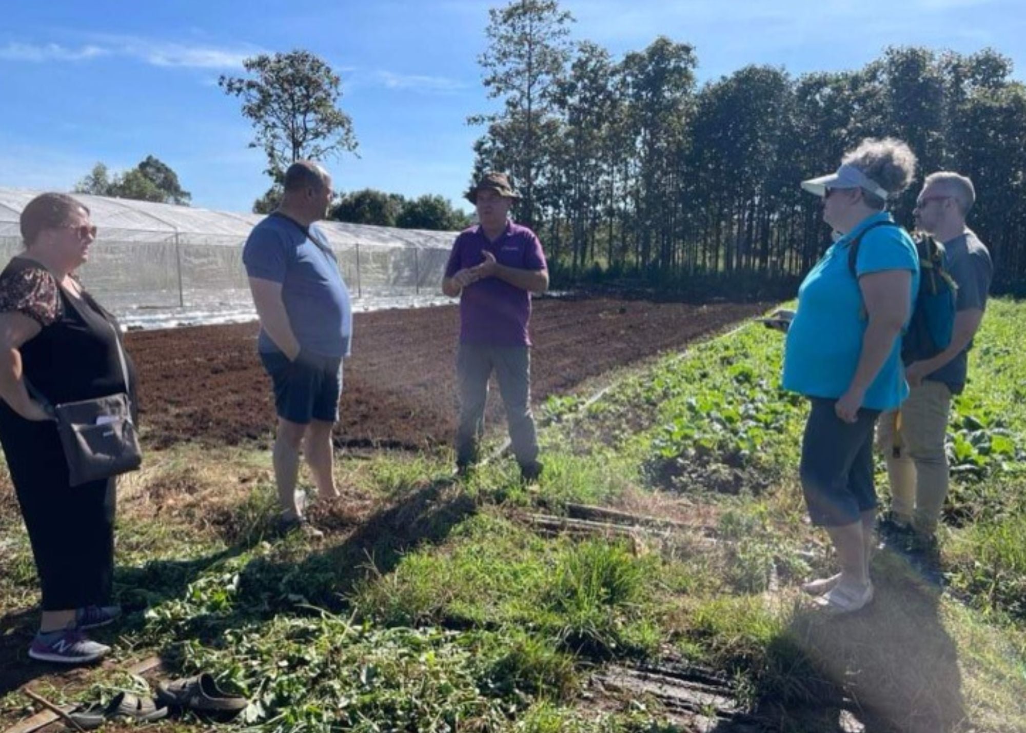 Learning about farming techniques