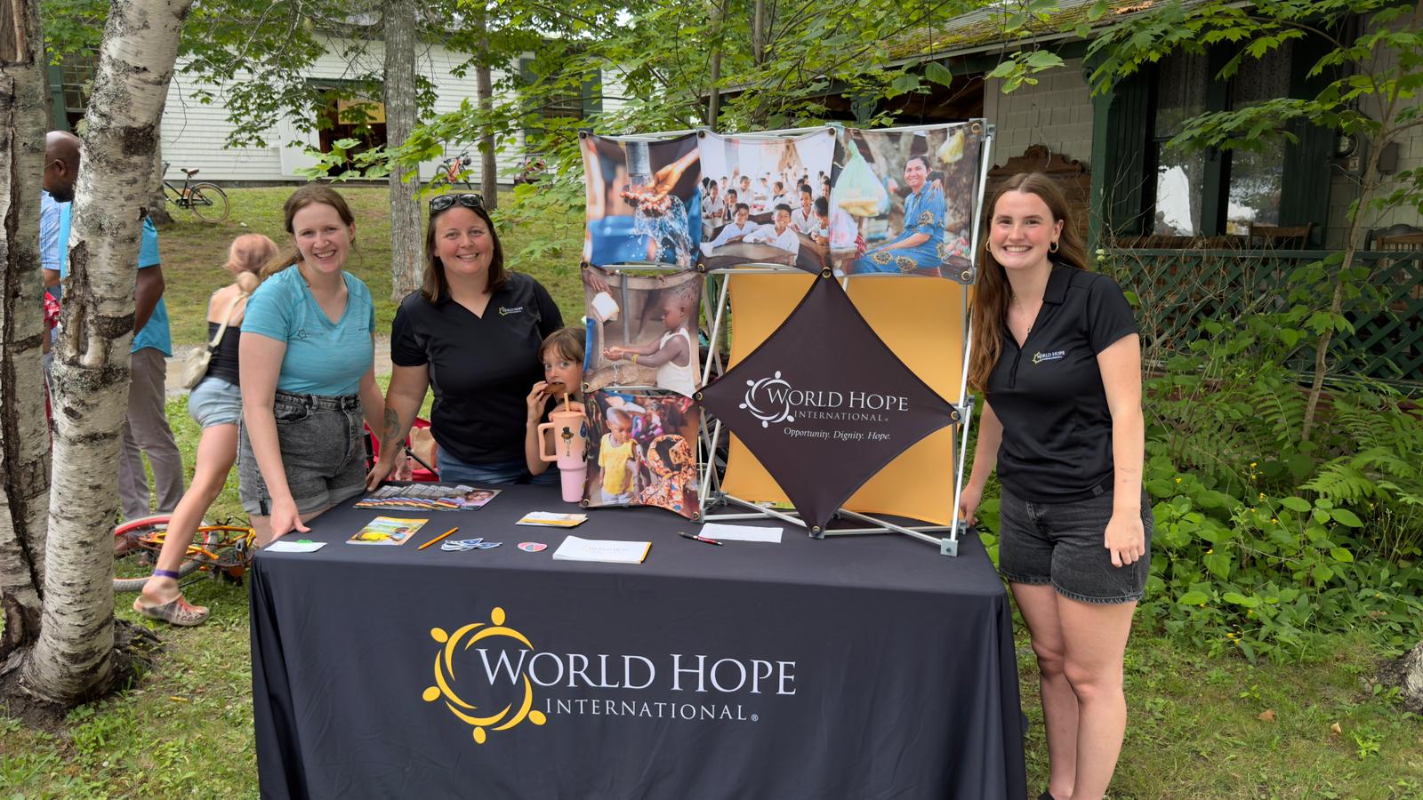 World Hope Canada Staff at Beulah Camp