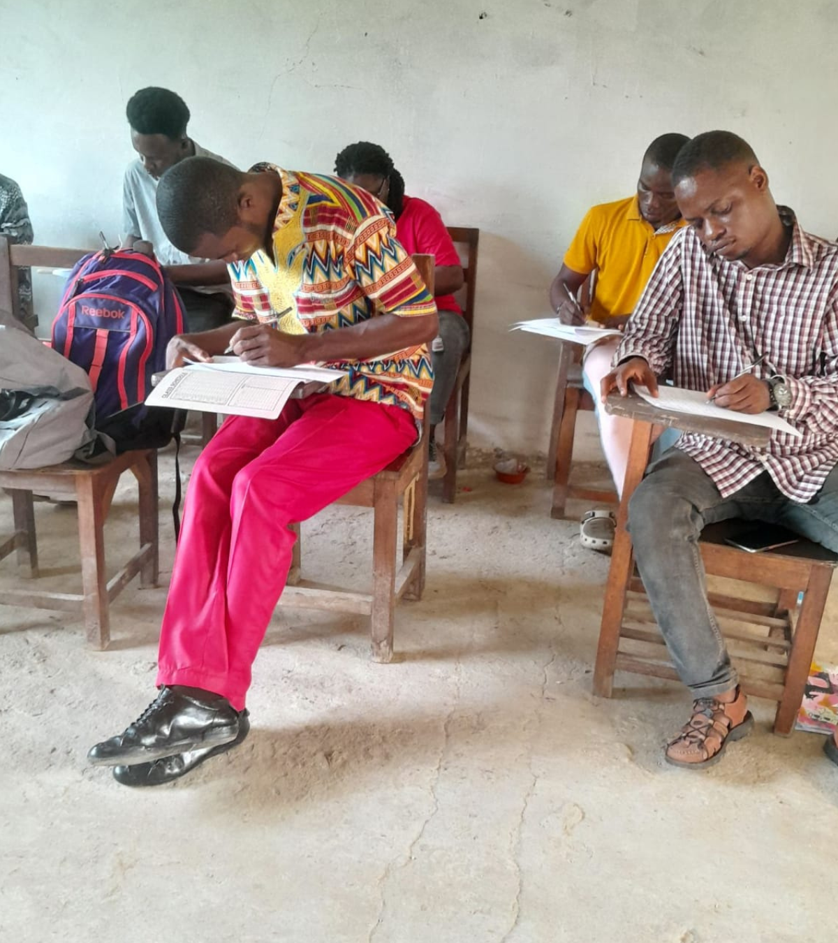 Teachers in Liberia receiving training and education