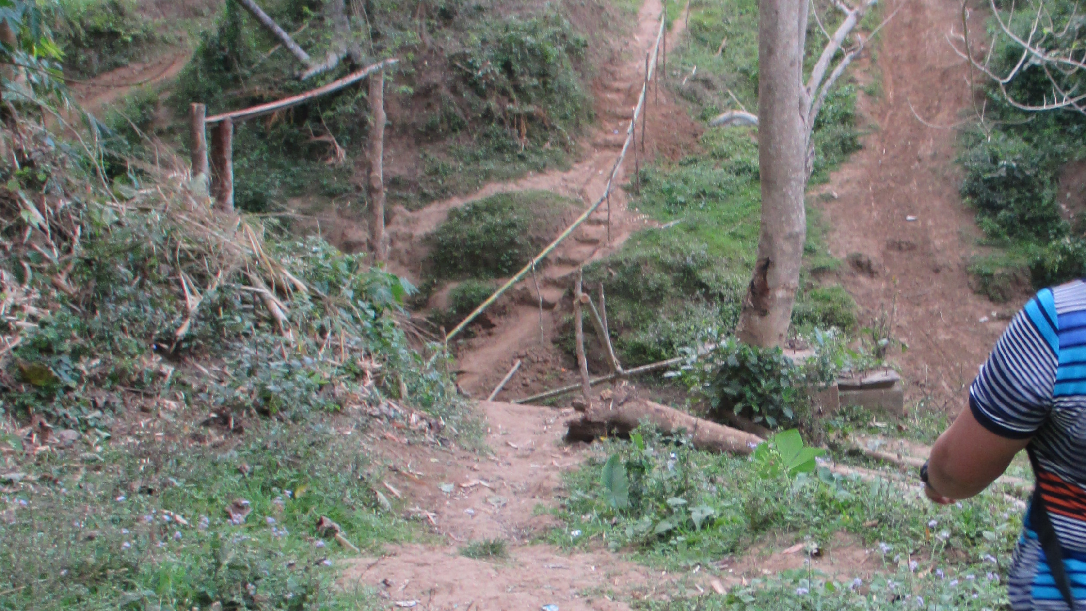 Angel’s Story of Hope Path up the hill in Philippines