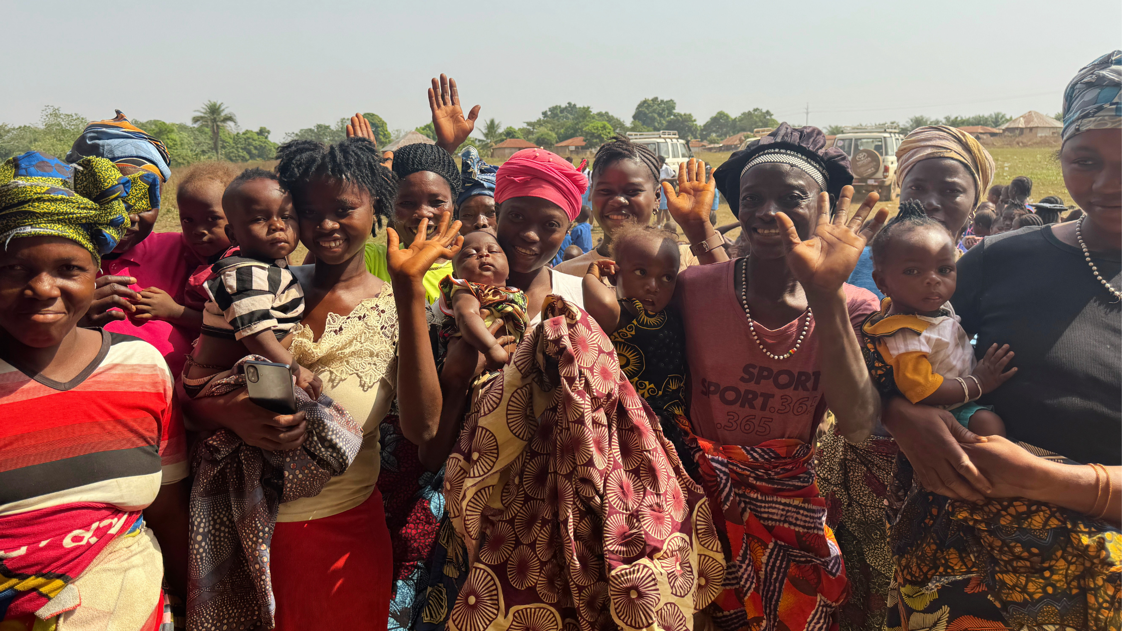 african women and children