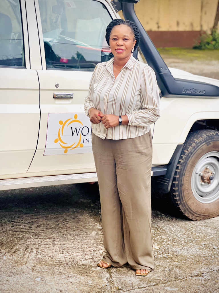 Miata is the cervical cancer screening program’s clinical lead in Sierra Leone.
